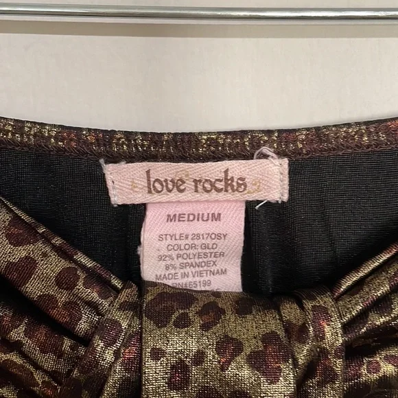 love Rocks women’s tube top - Picture 4 of 5